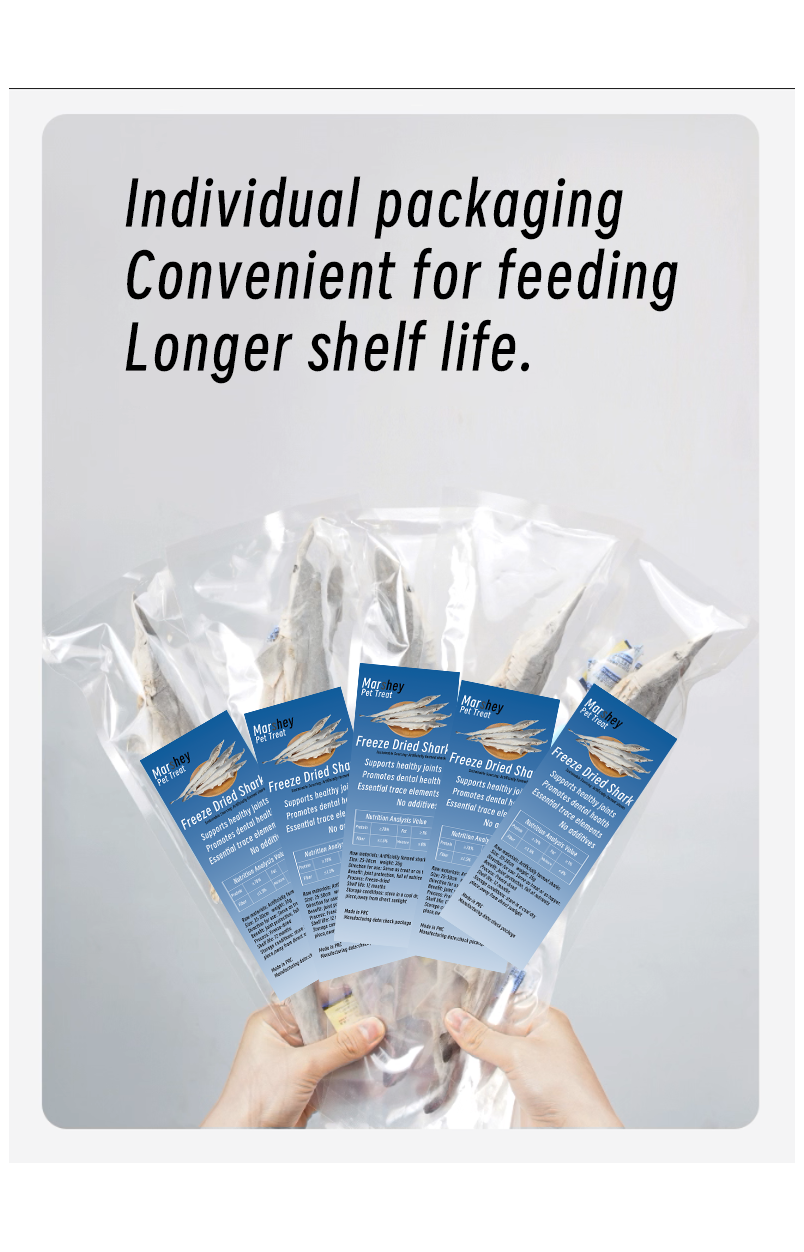Freeze dried  shark pet snack dental health support Joint